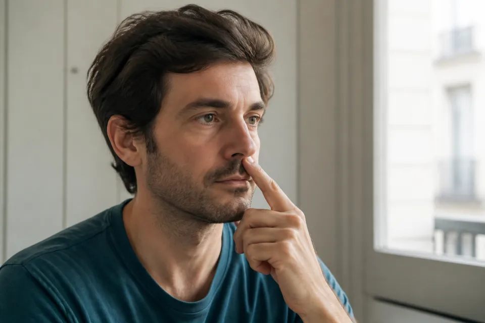 Test du nez avant toute bande buccale : si le nez n’est pas libre, on ne pose rien